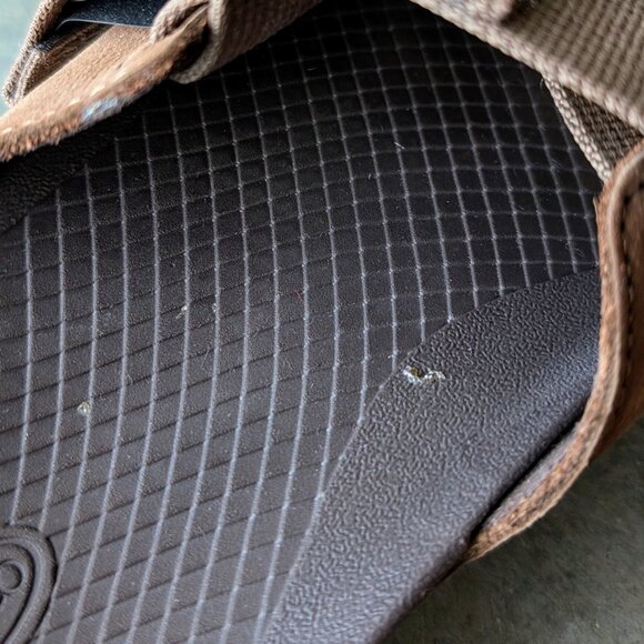 Chaco Lowdown Leather Slide Sandals Brown Women's size 8 - Picture 8 of 13